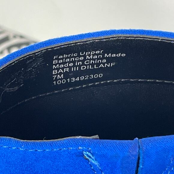 Bar III Dillian Front Zip Shooties, Cobalt Micro, 7M - Picture 4 of 10